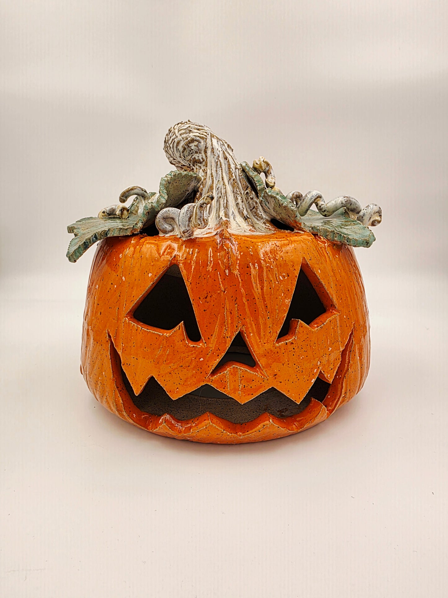 Oh My Groud, I"m Stuffed Ceramic Pumpkin