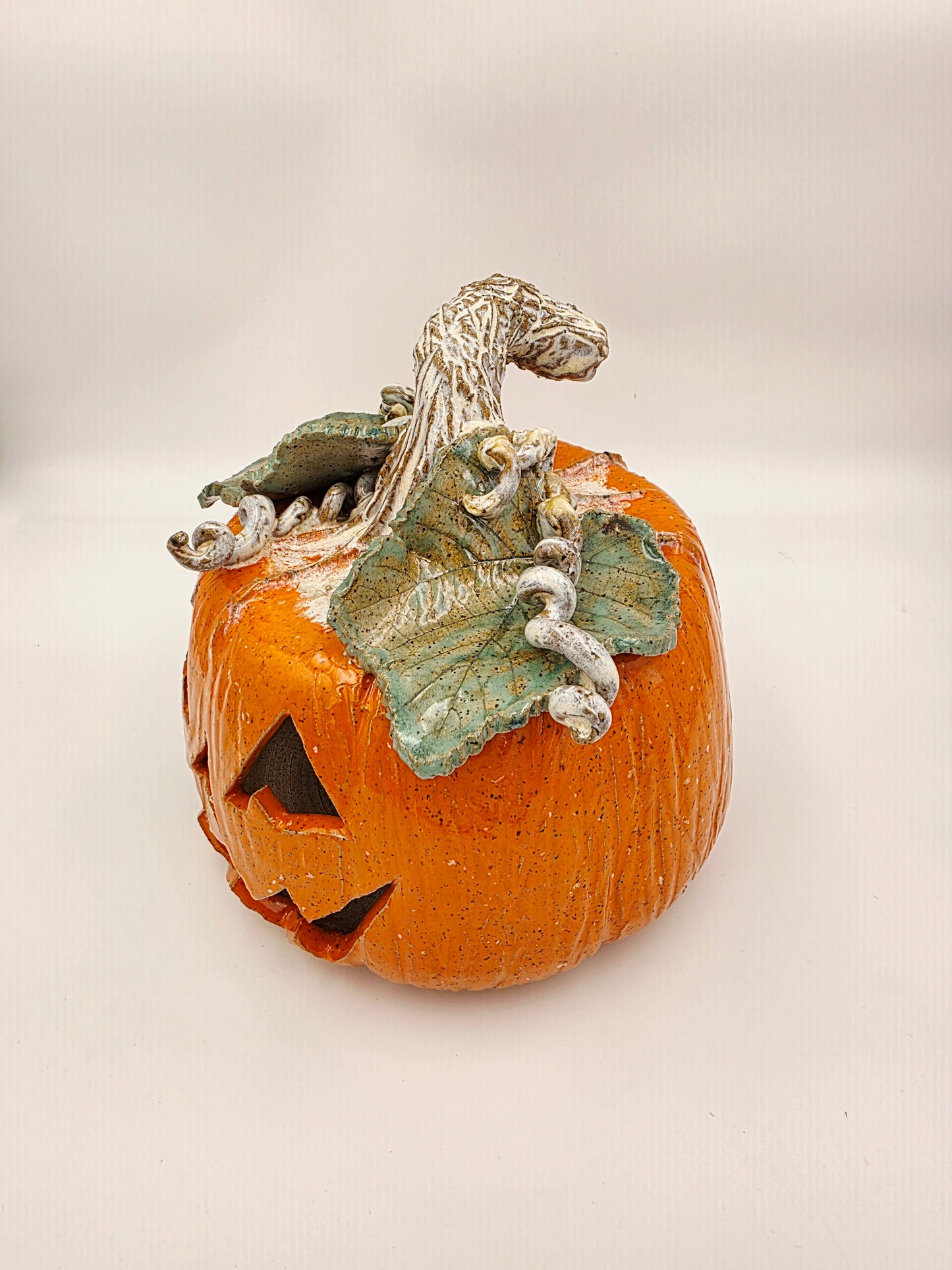 Oh My Groud, I"m Stuffed Ceramic Pumpkin