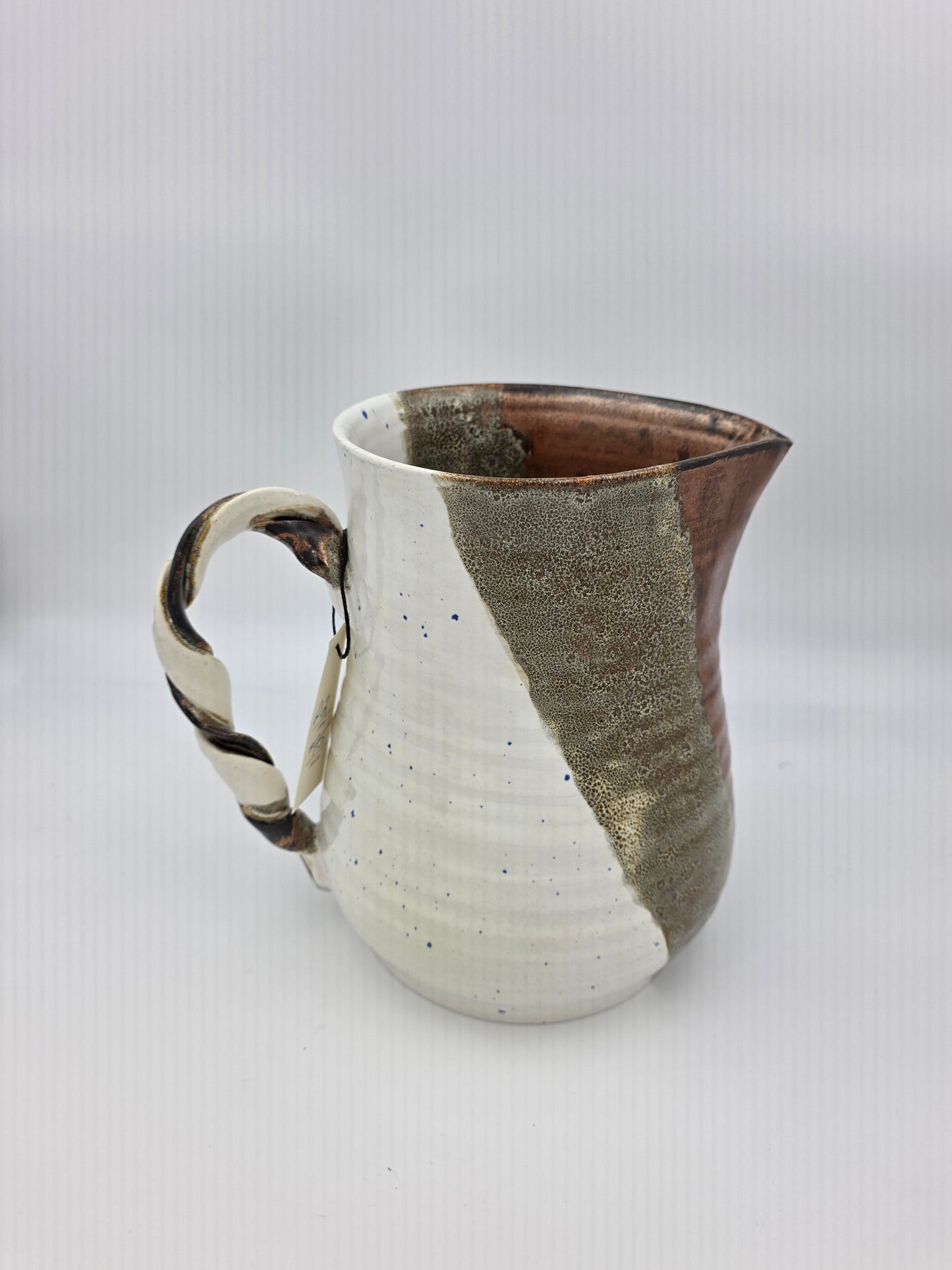 Pitcher- Copper/White
