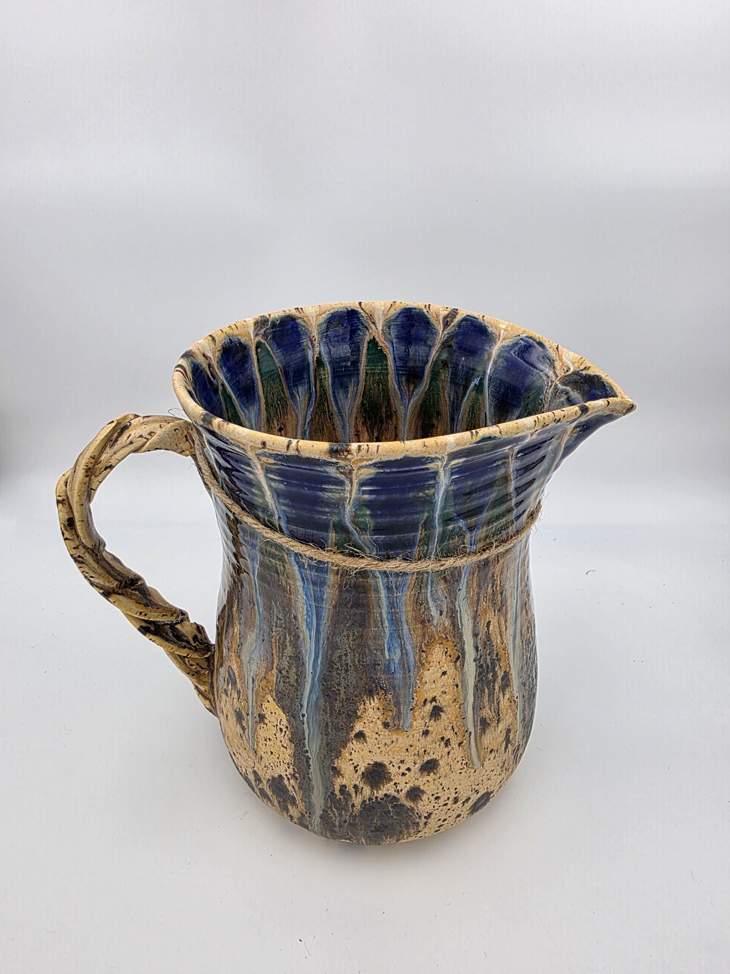 Pitcher- Blue Peacock
