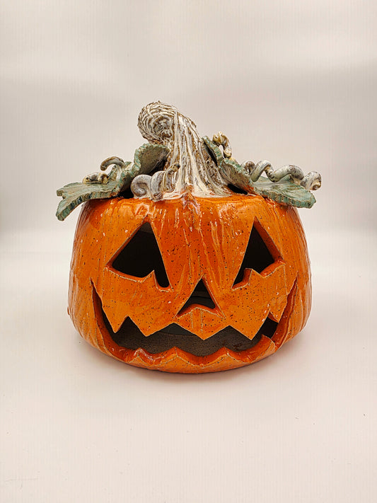 Oh My Groud, I"m Stuffed Ceramic Pumpkin
