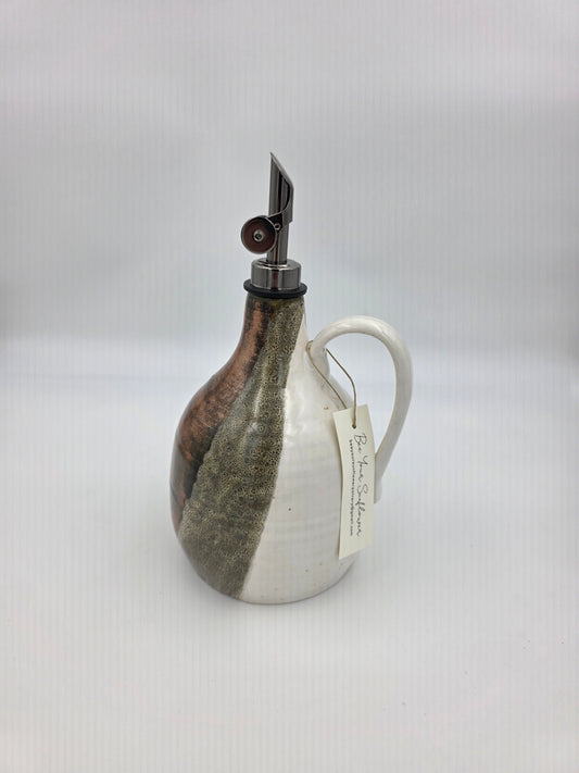 Oil/Vinegar Pour-Copper/White
