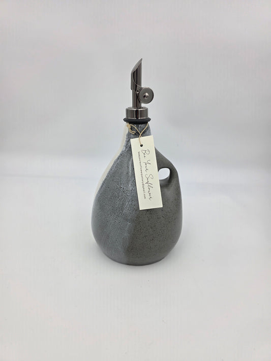 Oil/Vinegar Pour- Gray/White
