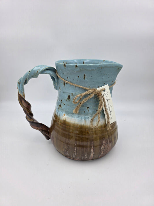 Pitcher- Copper/Speckled Blue