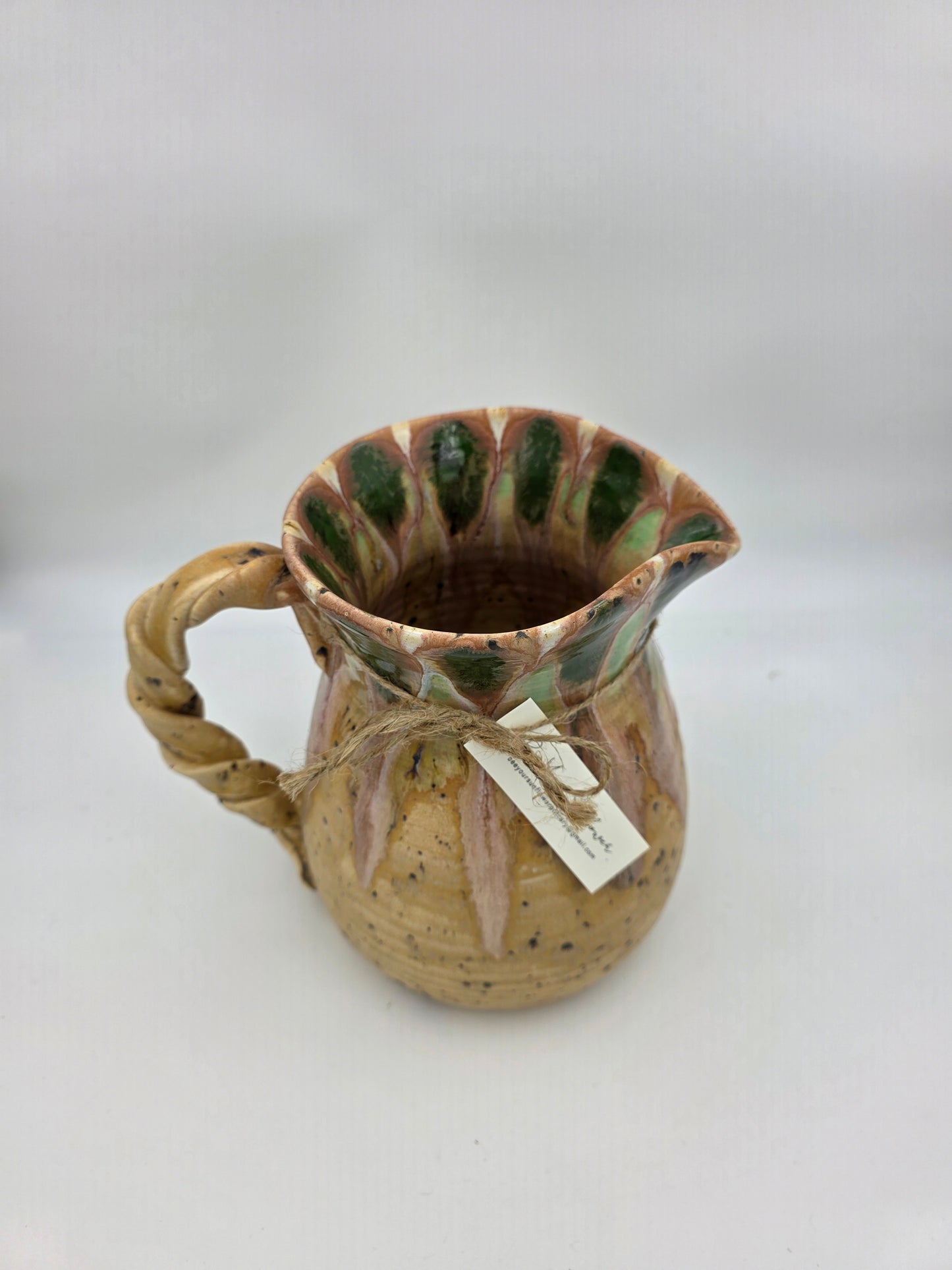 Pitcher-Green Peacock