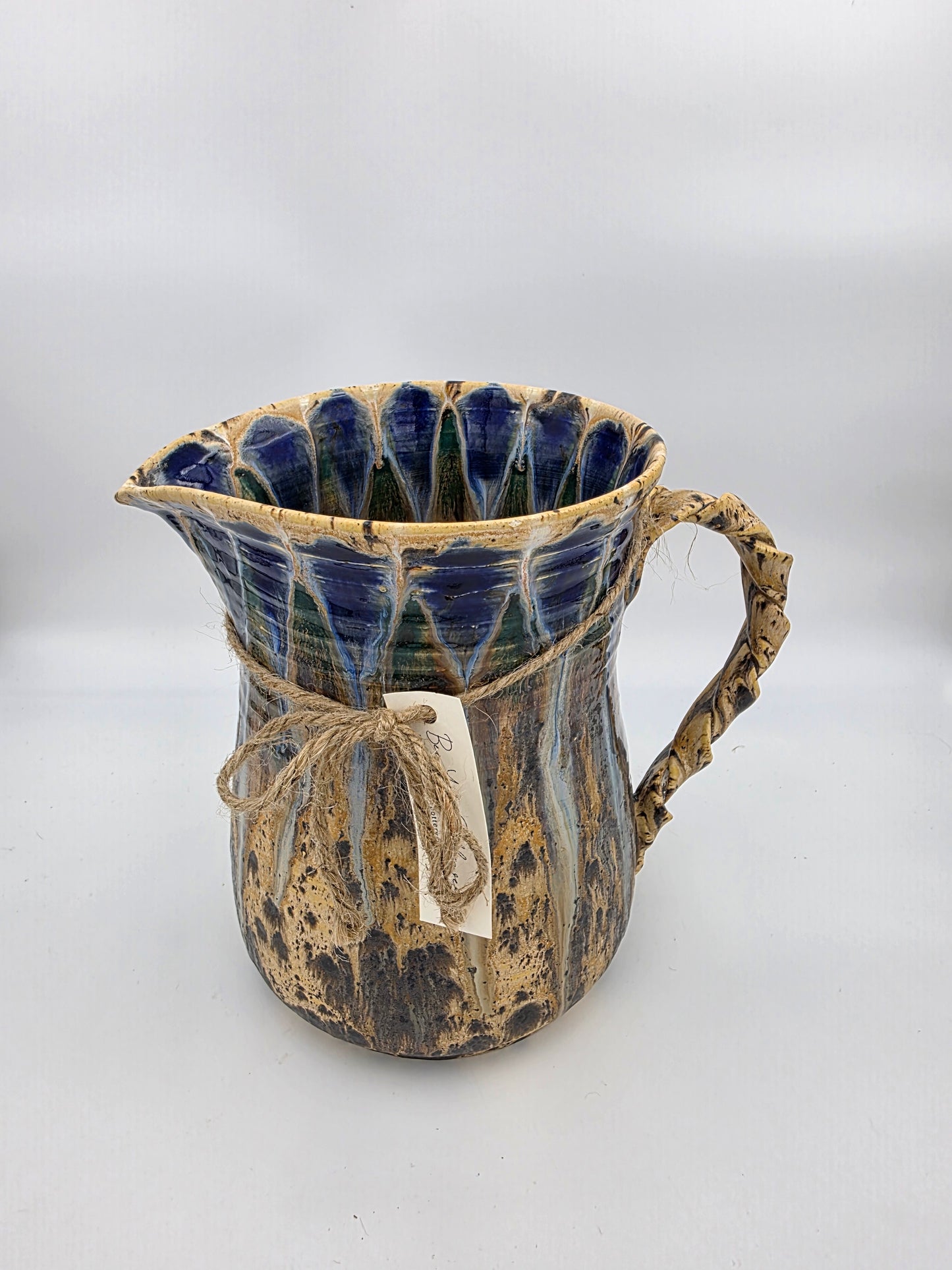 Pitcher- Blue Peacock