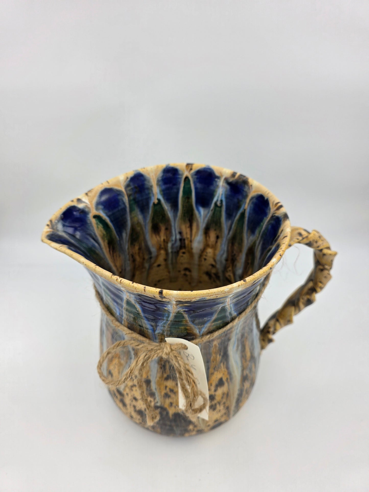 Pitcher- Blue Peacock