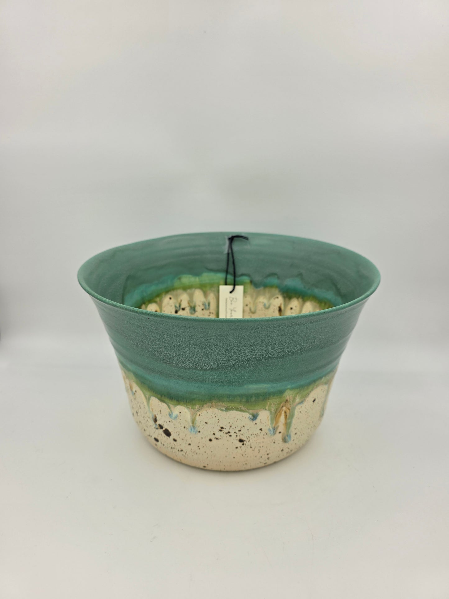 Serving Bowl-Patina/Cream Speckled