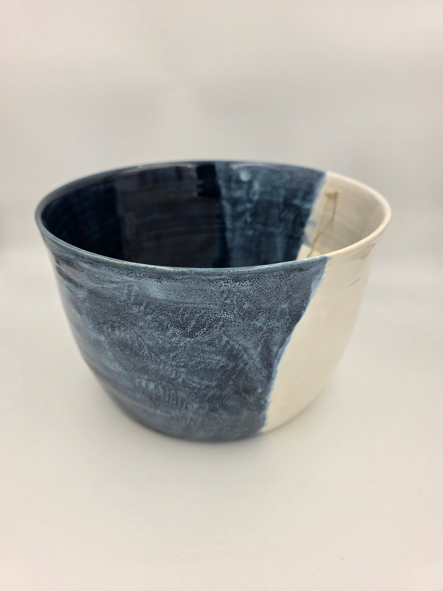 Serving Bowl- Blue/White