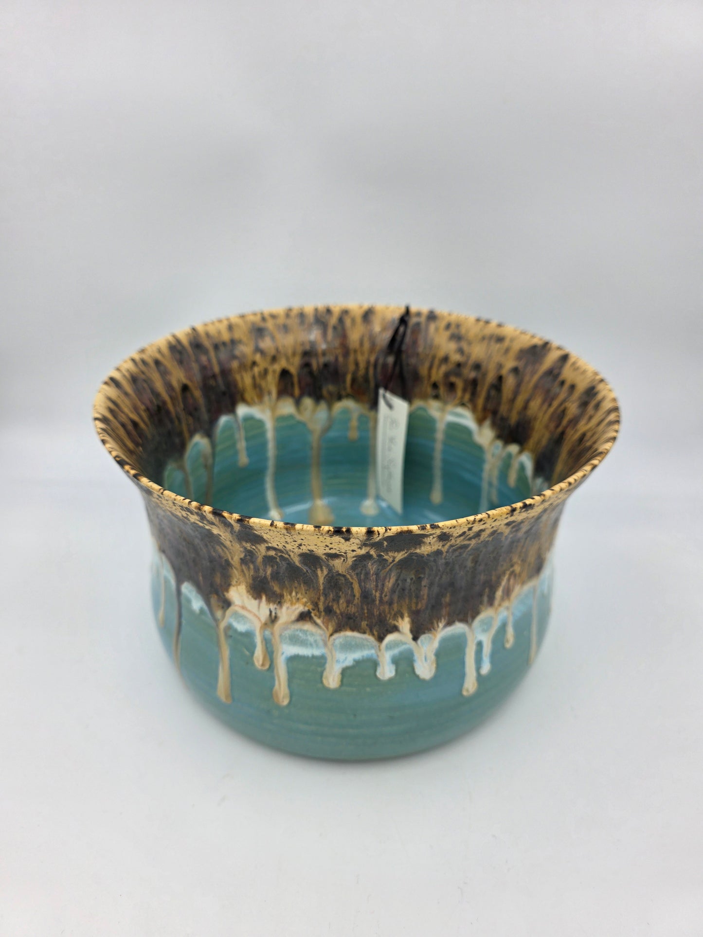 Serving Bowl-Blue/Cream Sand